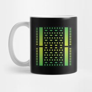 “Dimensional Happiness” - V.6 Green - (Geometric Art) (Dimensions) - Doc Labs Mug